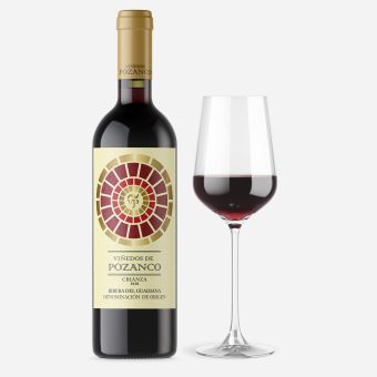 Vino tinto crianza Viñedos Pozanco